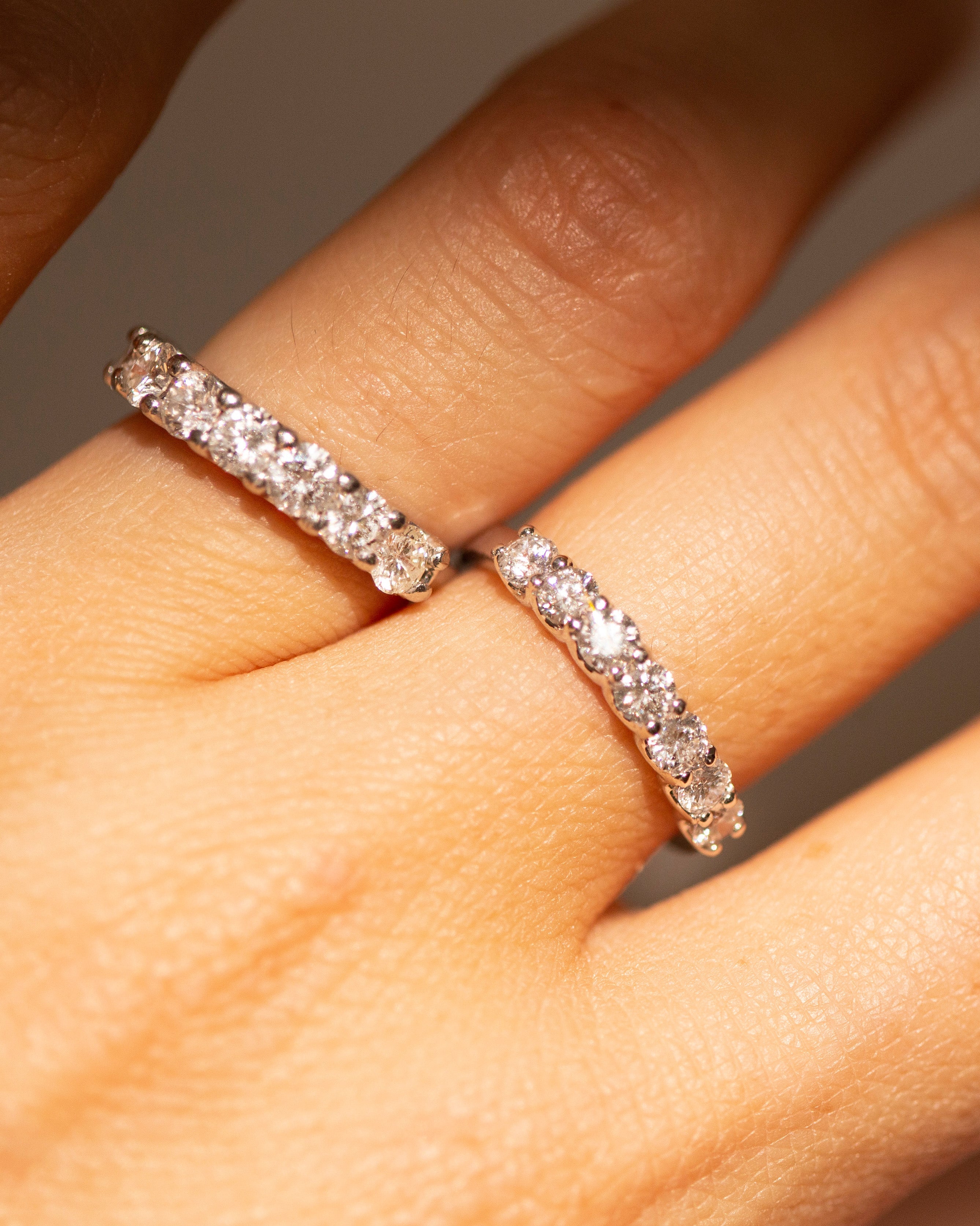 7 stone diamond ring lab diamond