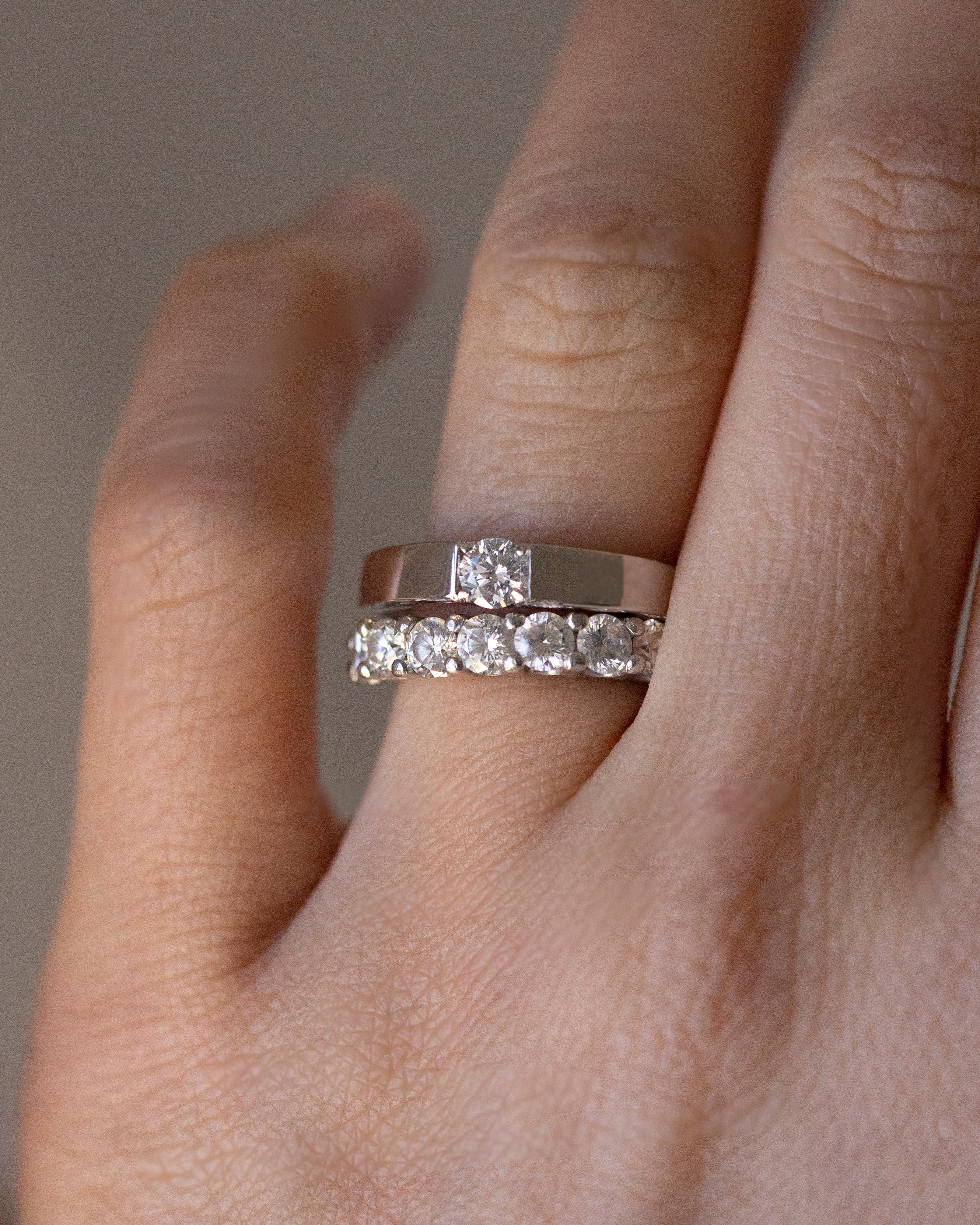 lab diamond ring
