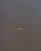 mini diamond necklace