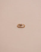 solid gold diamond carabiner clasp charm holder 