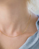 classic bow chain necklace