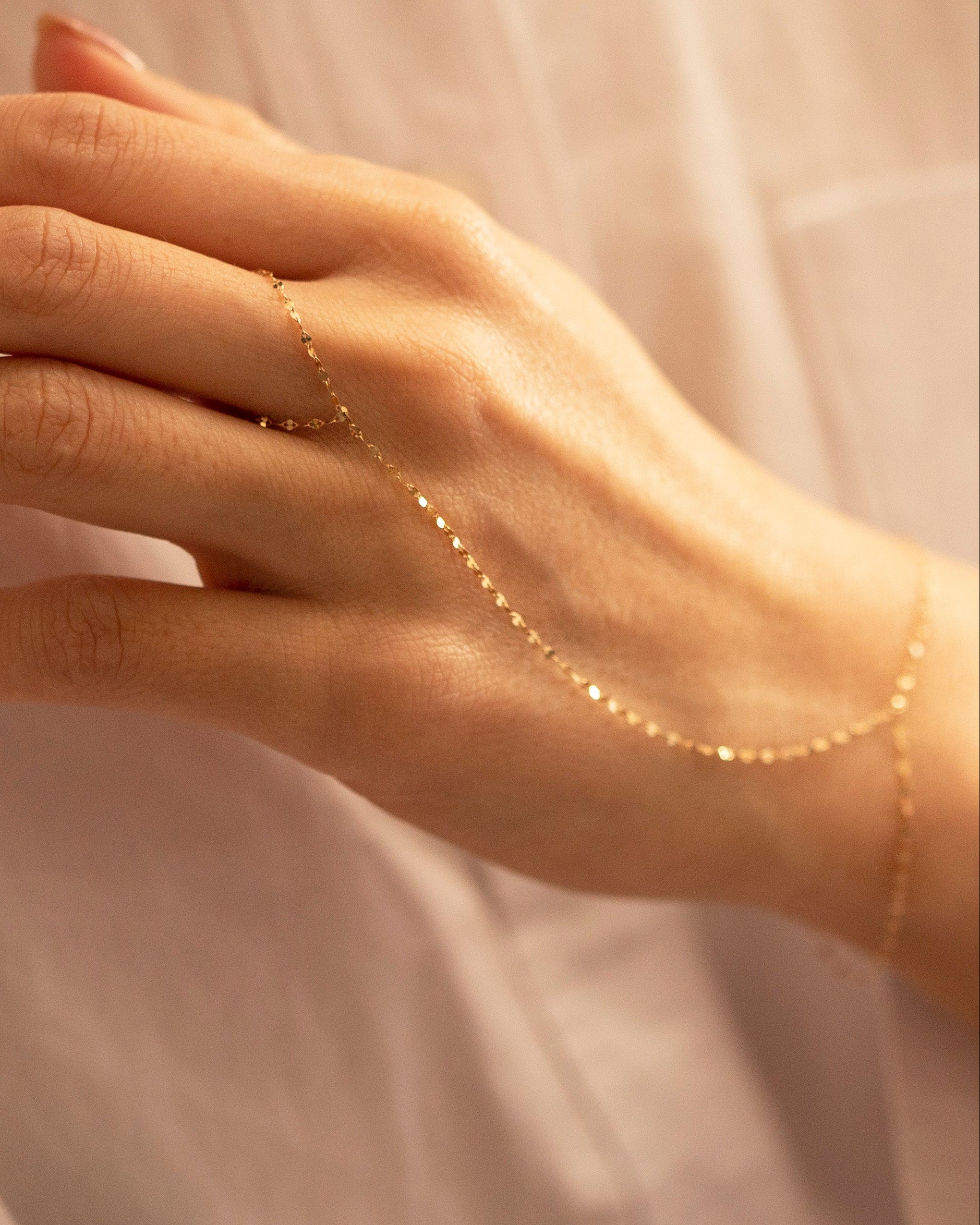 dapped chain hand chain bracelet