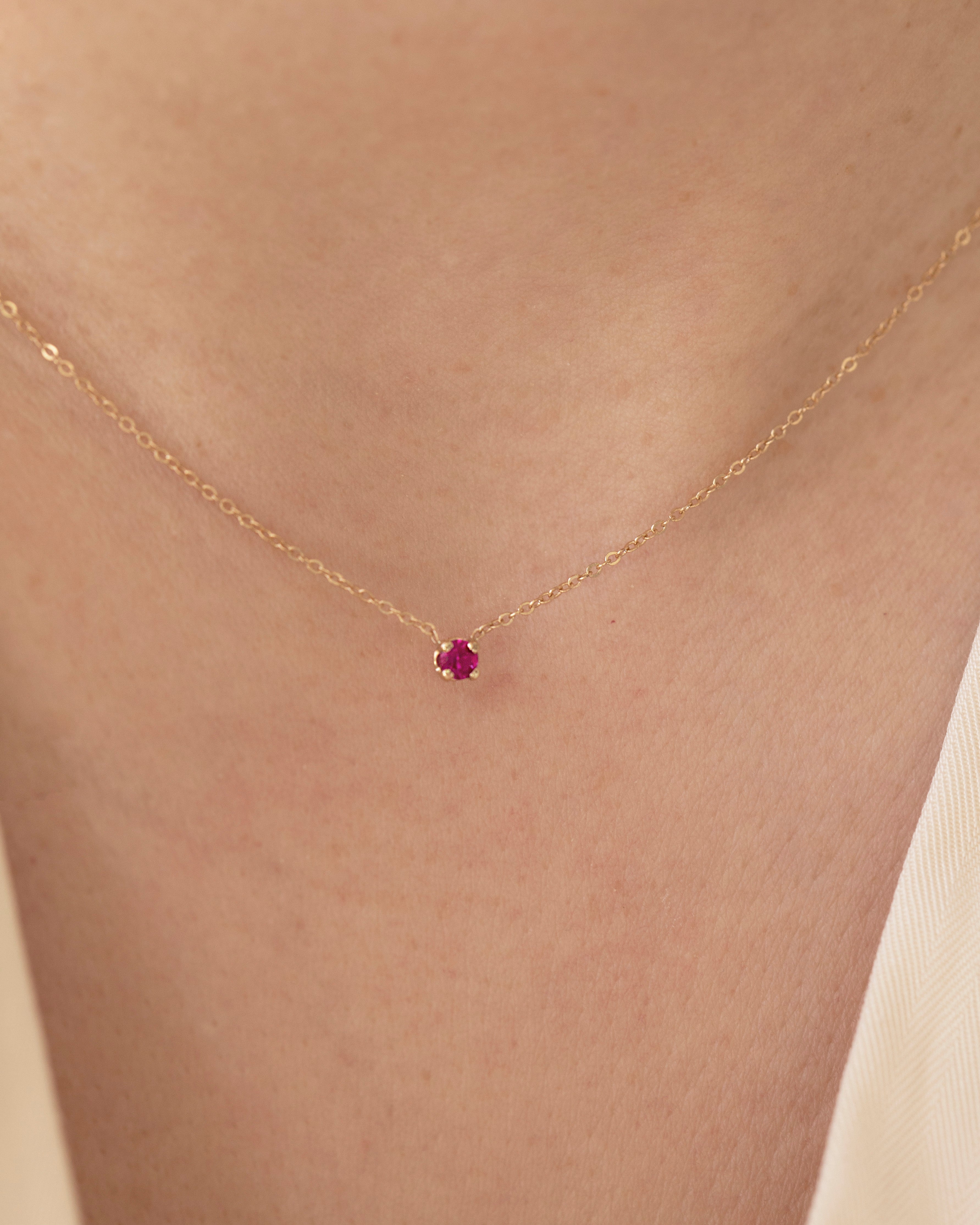birthstone necklace