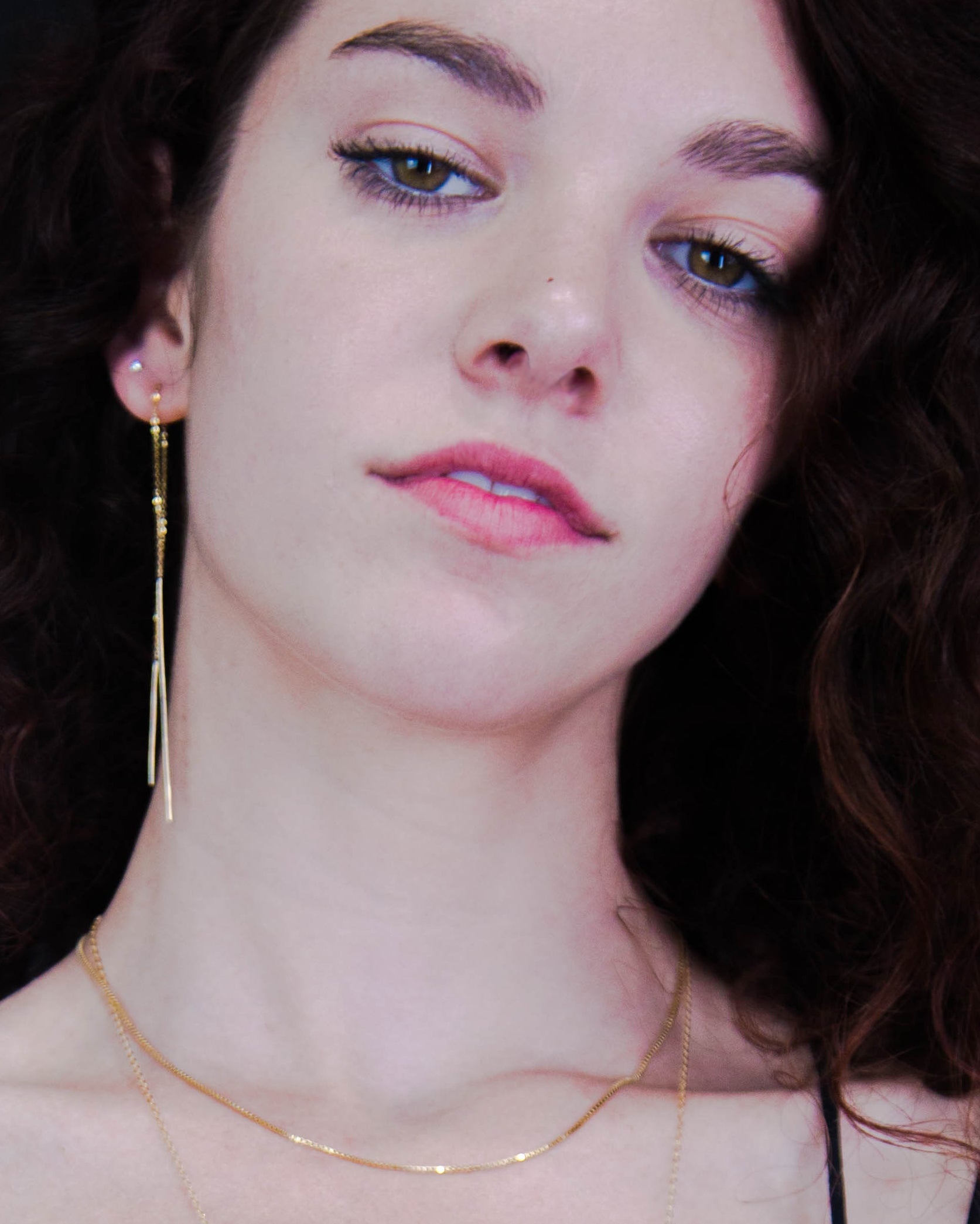 earrings and necklaces