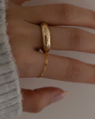 simple gold ring style