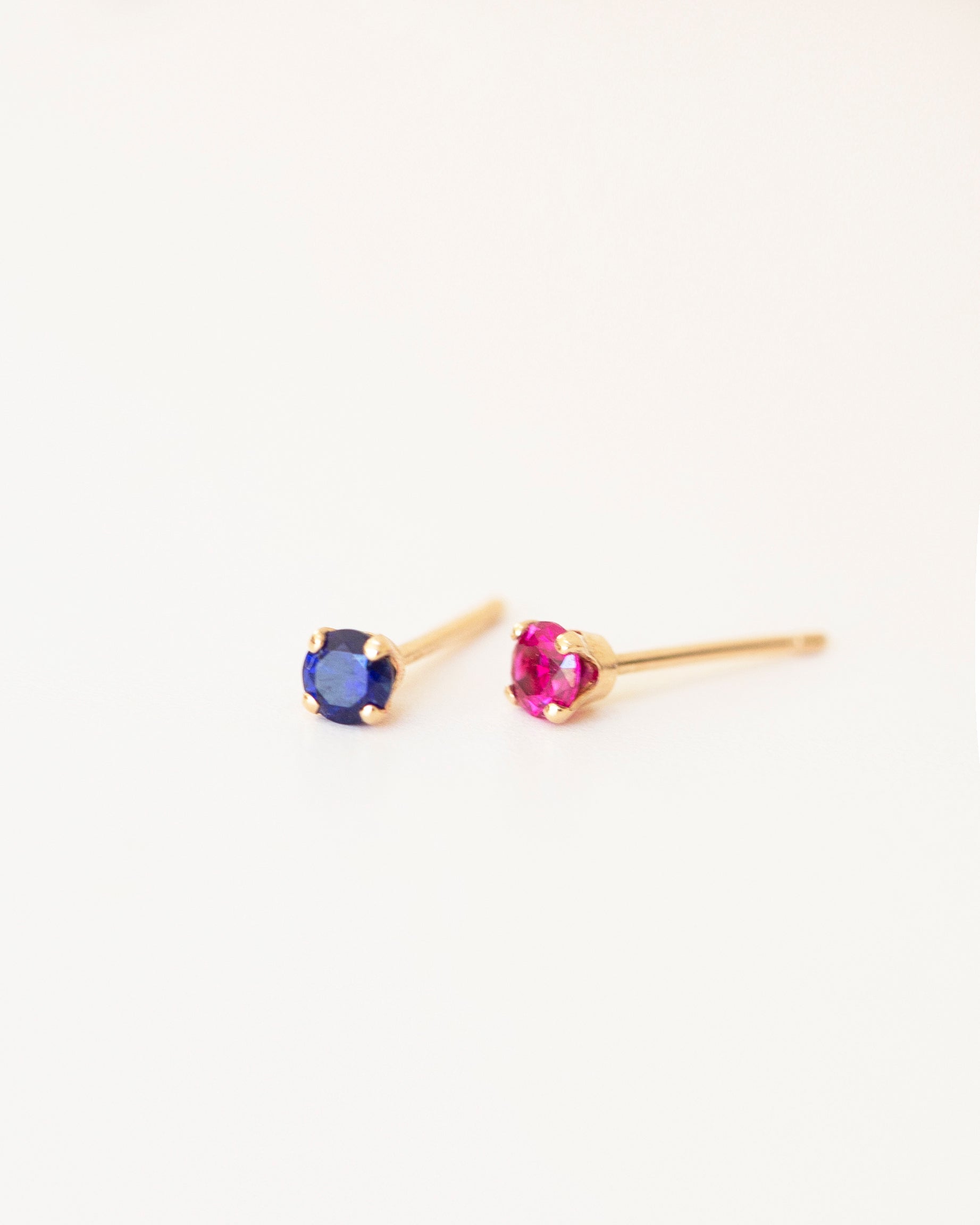 birthstone stud earrings
