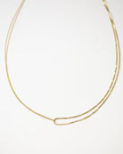 Chain link U Necklace- Perfect layering necklace,
and Beautiful on its own, layer with your other favorite necklaces :)

This listing is for one dainty link chain necklace.
Two strands of dainty chain on one clasp.