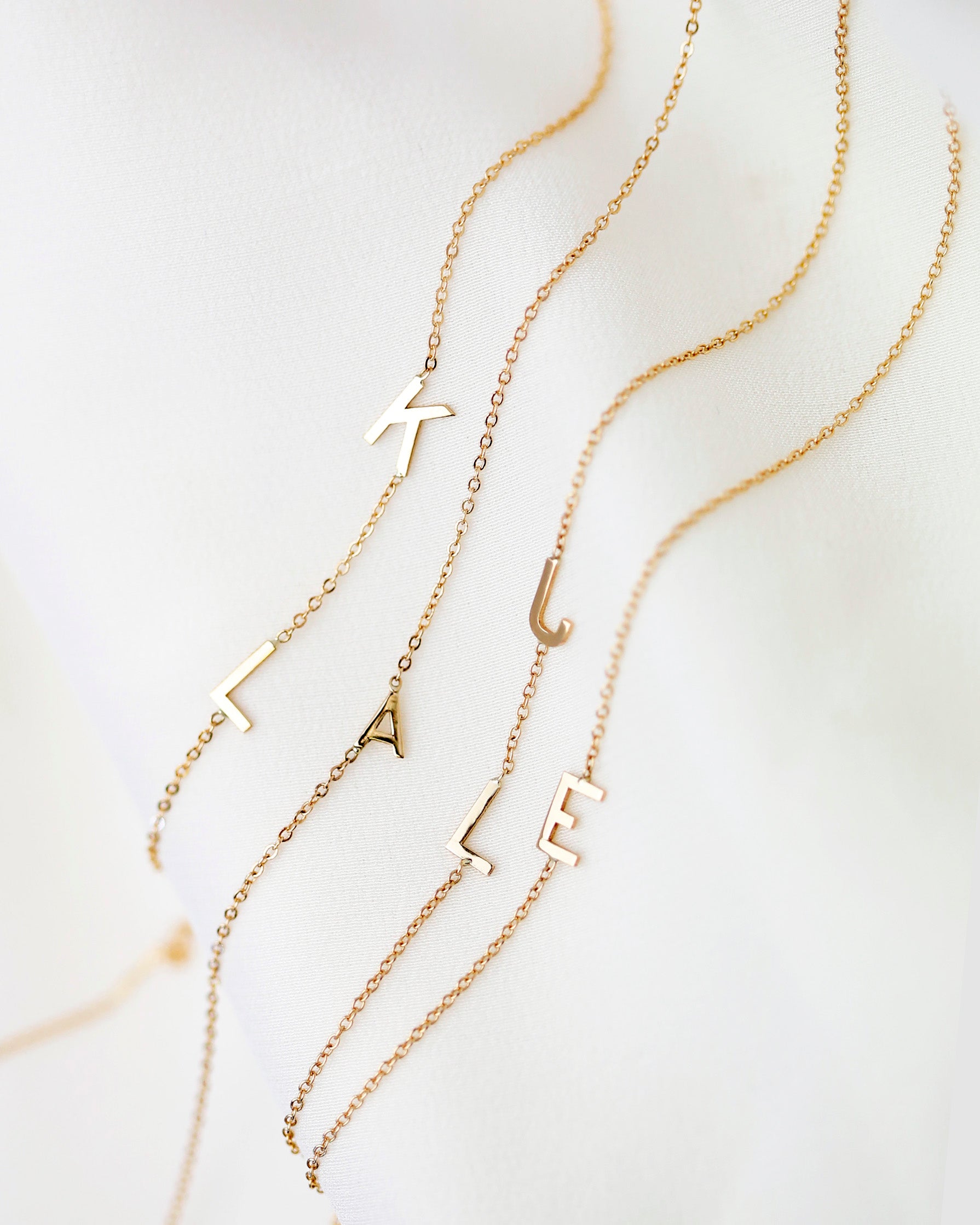 Customize your 14K solid gold initial bracelet. An understated, sleek everyday accessory. Ideal for gifting your loved one.

Simple, minimalist everyday bracelet!
Perfect Gifts for her
