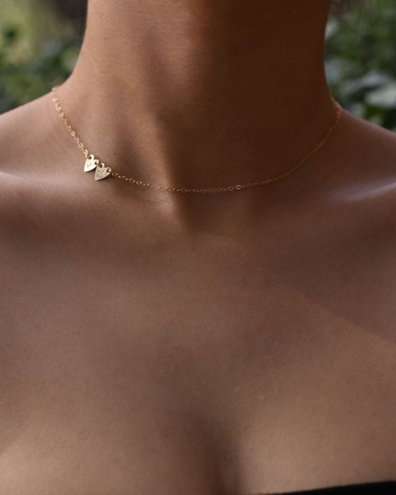 Double Heart Necklace