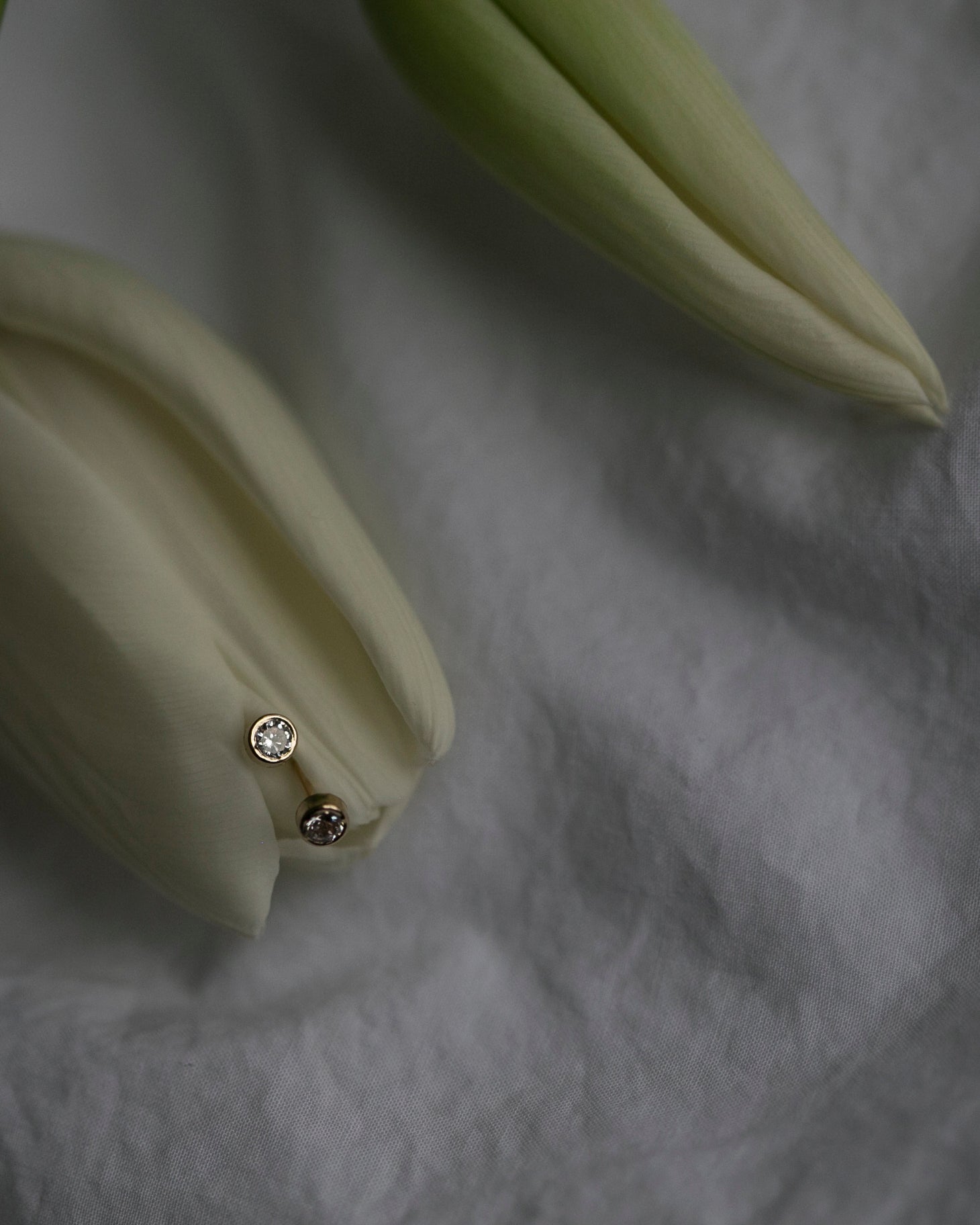 14K Round CZ Diamond solitaire Stud Earrings
Mini Cubic Zirconia Stud Earrings