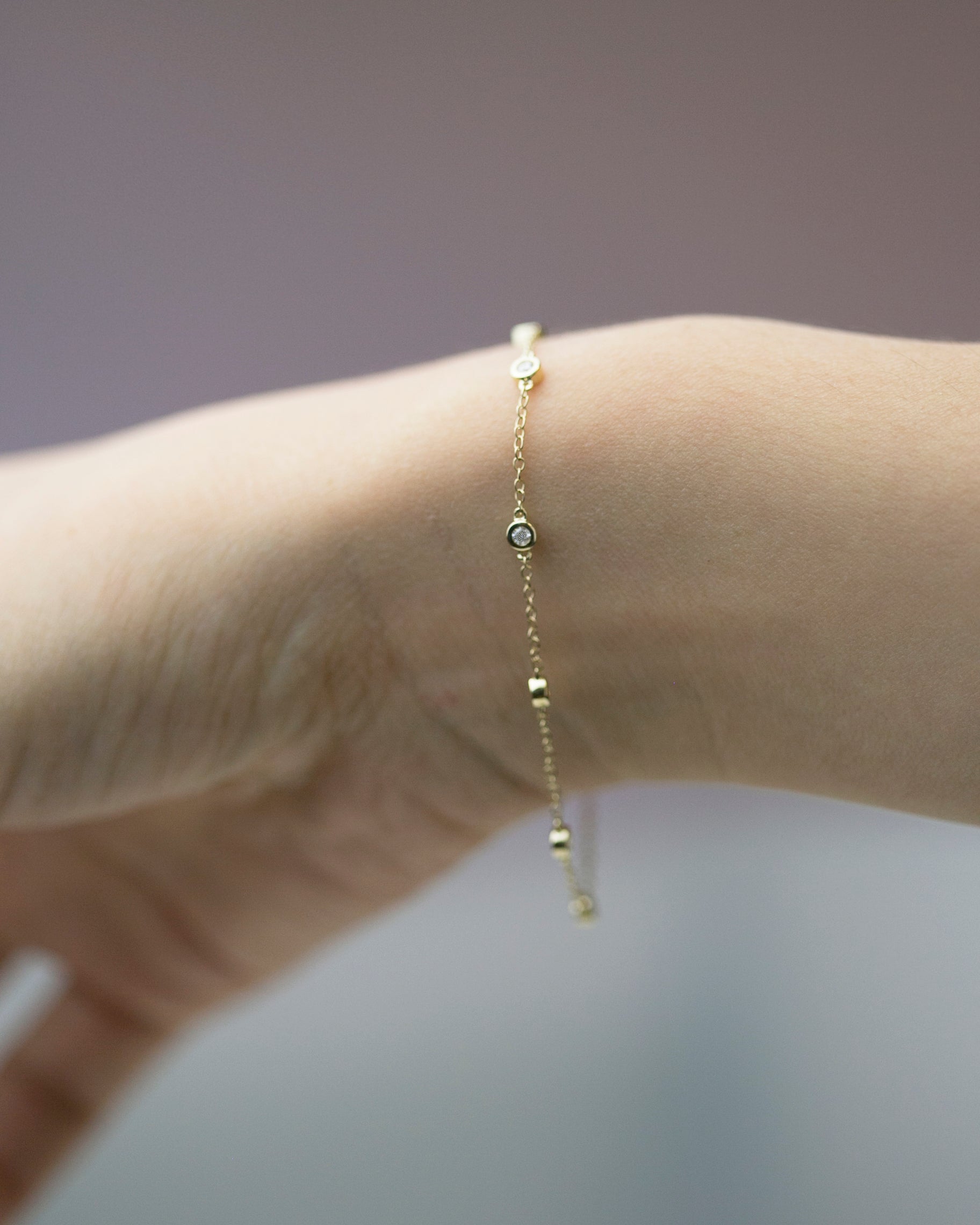 diamond by yard bracelet details 