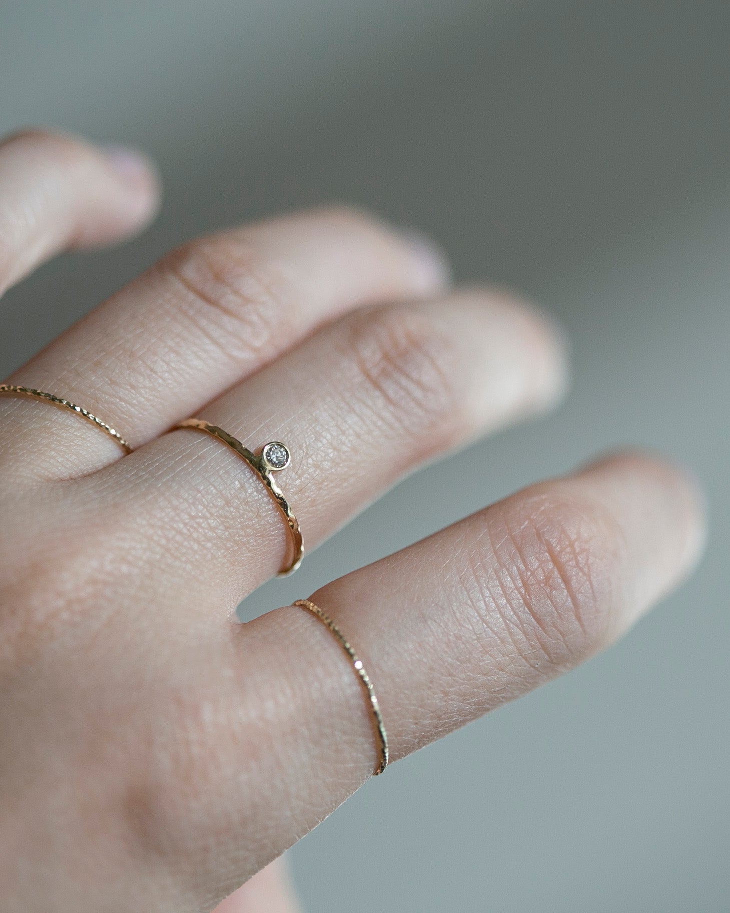 dainty gold rings