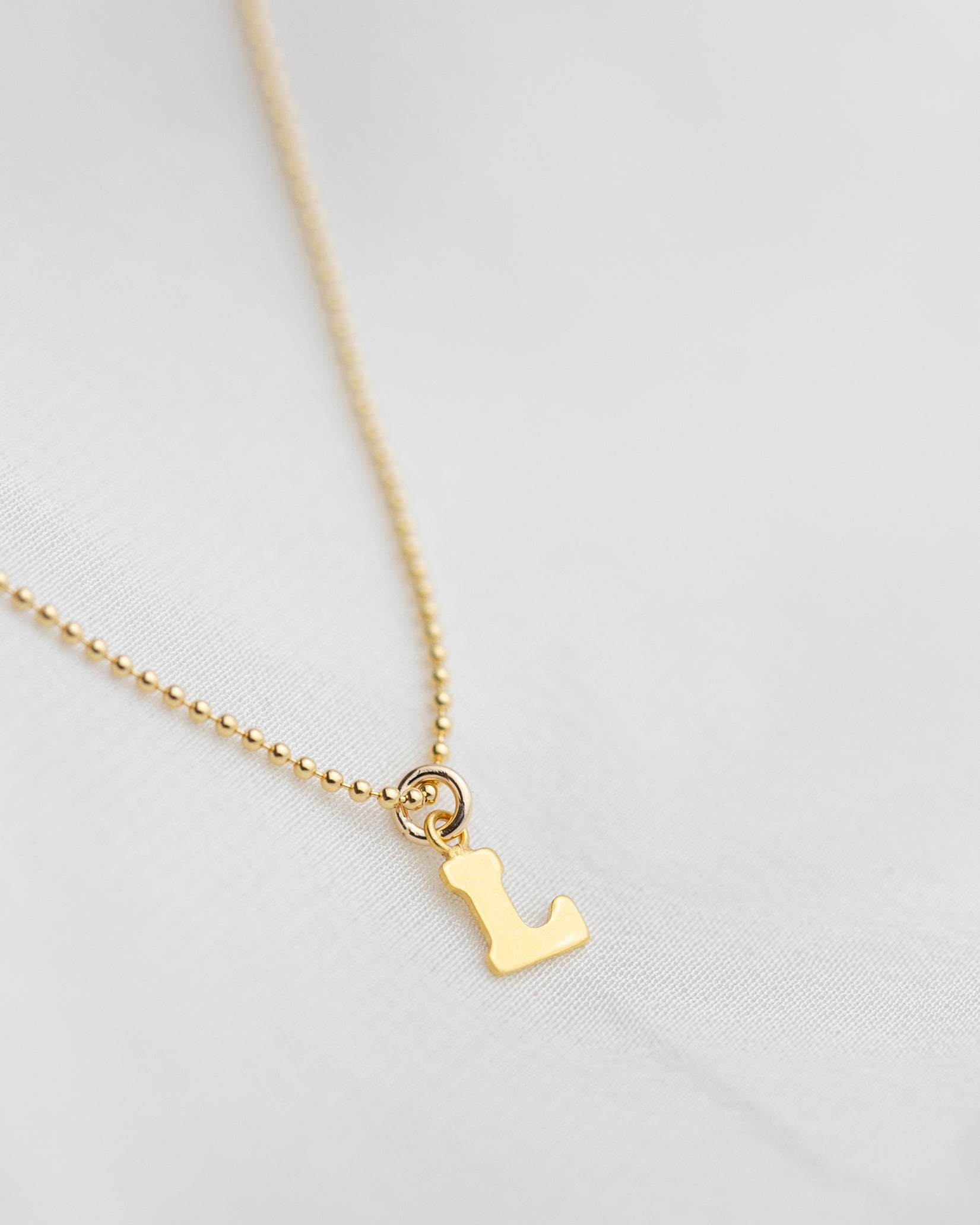Personalized initials necklace