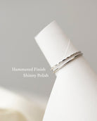simple white gold ring