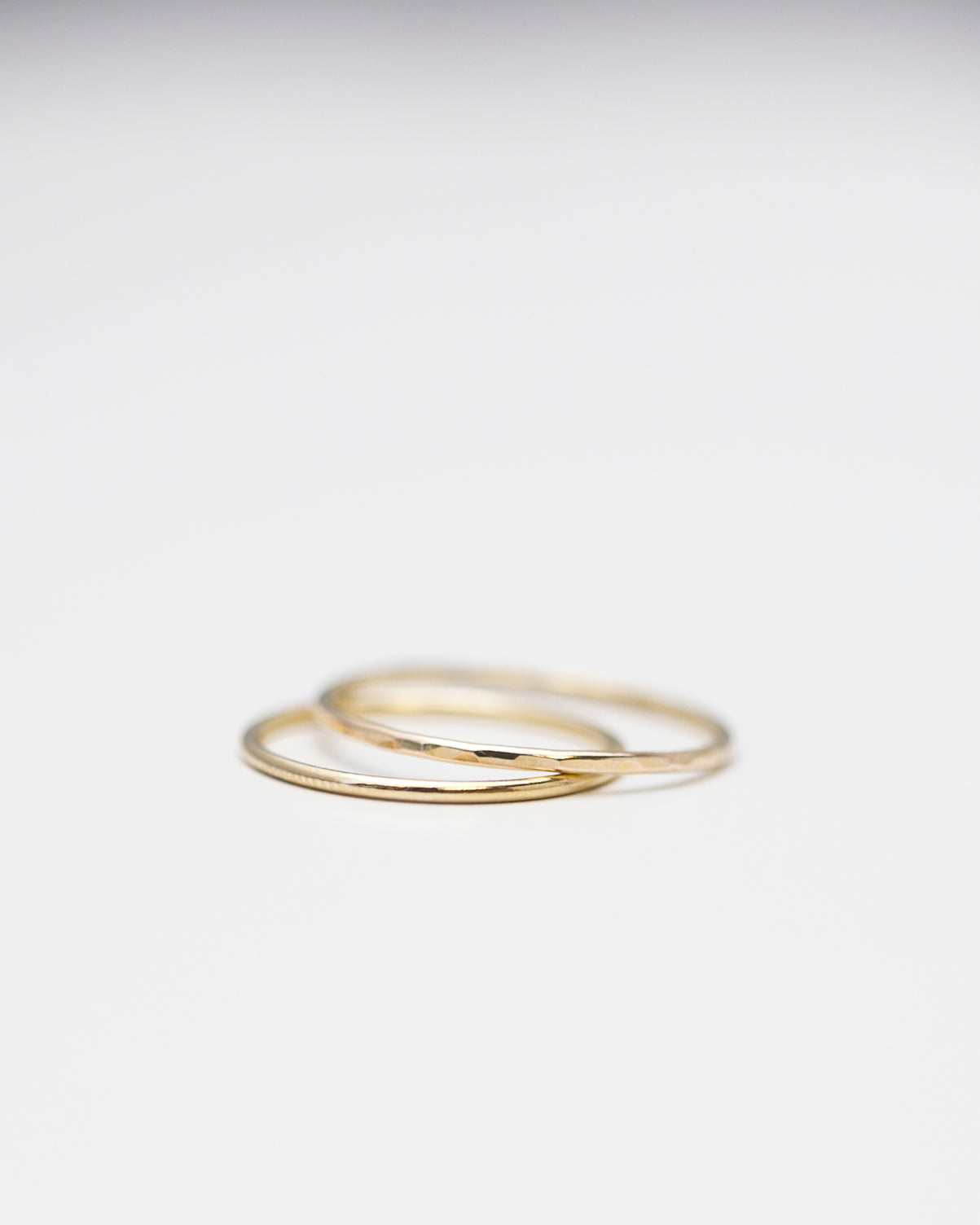 gold stacking rings