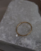 dainty diamond ring